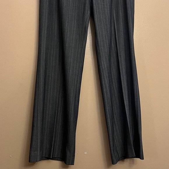 Margaret Frances Dress Pant Gray, Blue, Pin Stripe, Size 12 - Picture 2 of 5